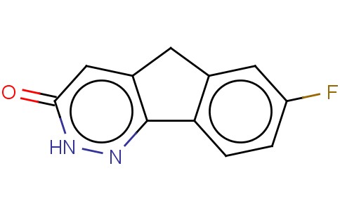 7-FLUORO-5H-INDENO(1,2-C)PIRIDAZIN-3-ONE [ITALIAN]